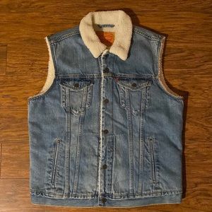 Vintage Levi’s Denim Wool Vest